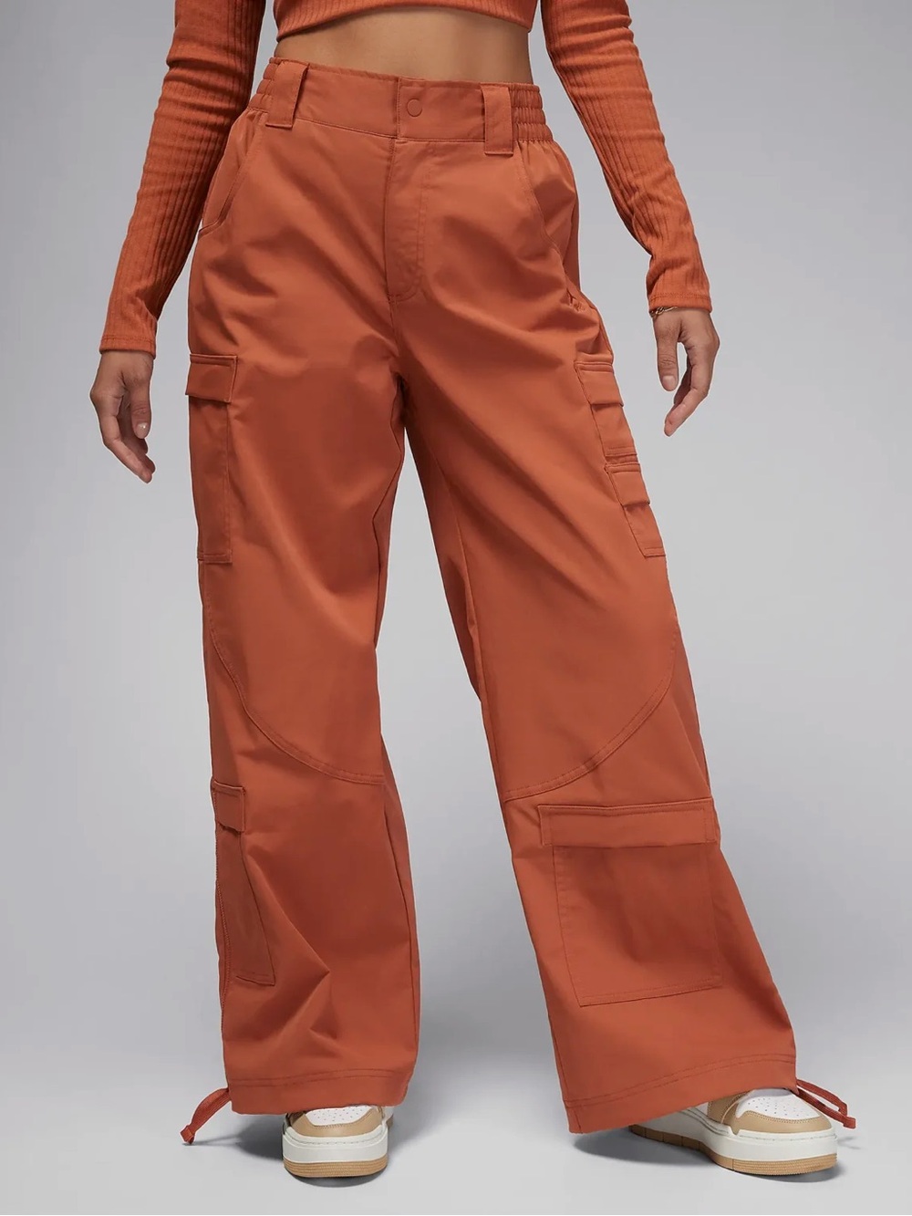 NWT) Nike Air Jordan Chicago Women's Heavyweight Pants Dusty Peach Size L